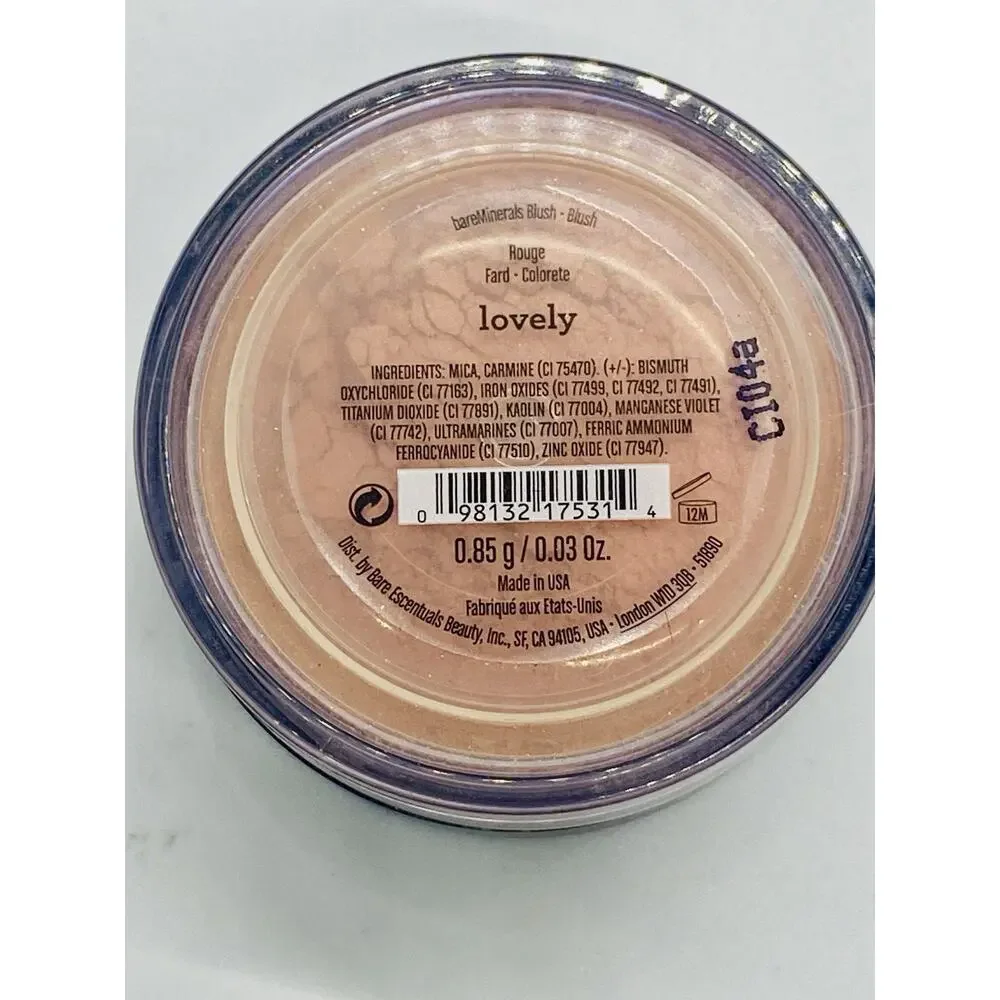 bareMinerals BareEscentuals Blush LOVELY .03 oz/.85g Hard To Find